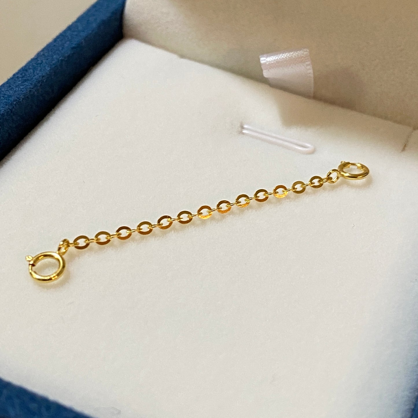 K18YG WG PG あずきチェーン 1.1mm~ 引き輪 ヒキワ パーツ 18K チェーンパーツ アジャスターチェーン イエローゴールド ホワイトゴールド