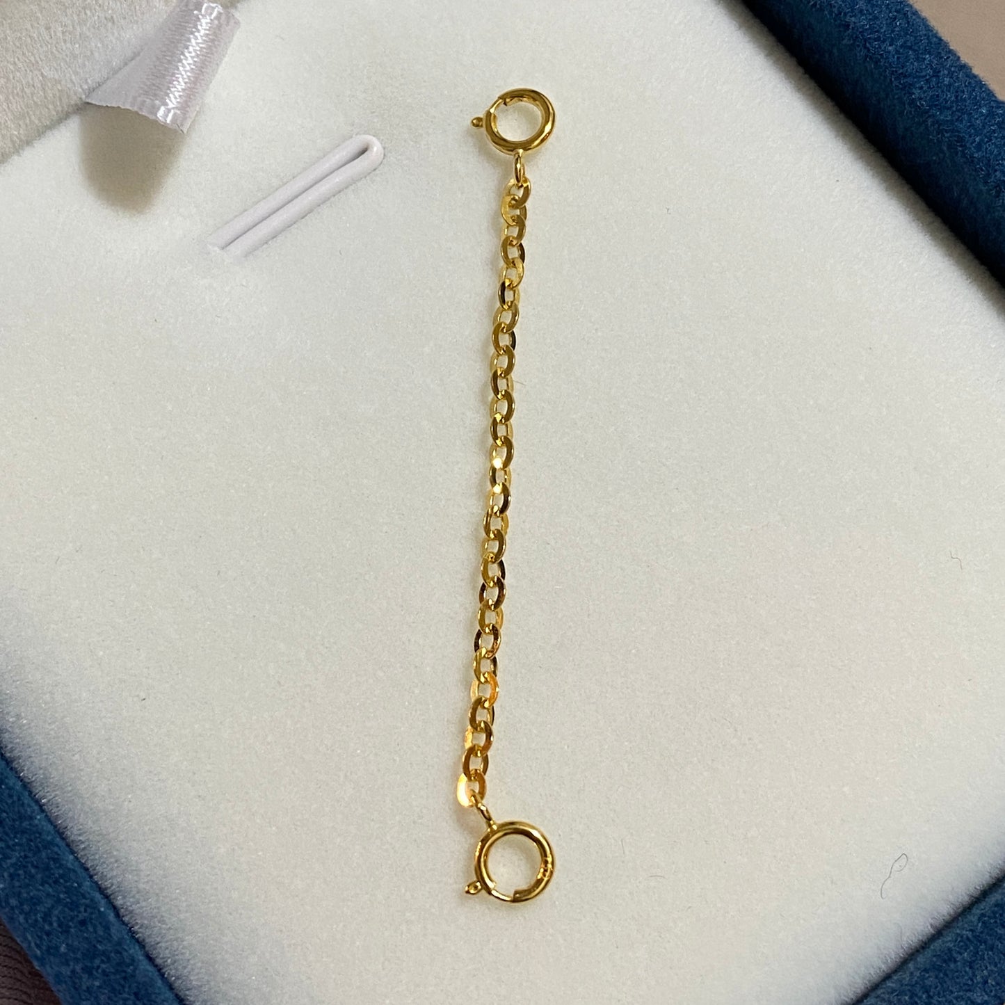 K18YG WG PG あずきチェーン 1.1mm~ 引き輪 ヒキワ パーツ 18K チェーンパーツ アジャスターチェーン イエローゴールド ホワイトゴールド