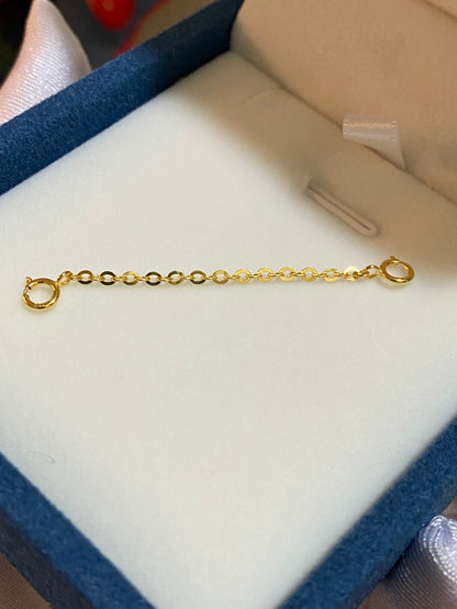 K18YG WG PG あずきチェーン 1.1mm~ 引き輪 ヒキワ パーツ 18K チェーンパーツ アジャスターチェーン イエローゴールド ホワイトゴールド