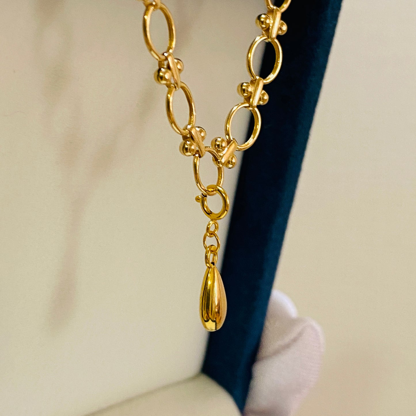 K18YG チャーム ペンダント ハート ティアドロップ 三角形 スクエア エンドパーツ 18k 引き輪