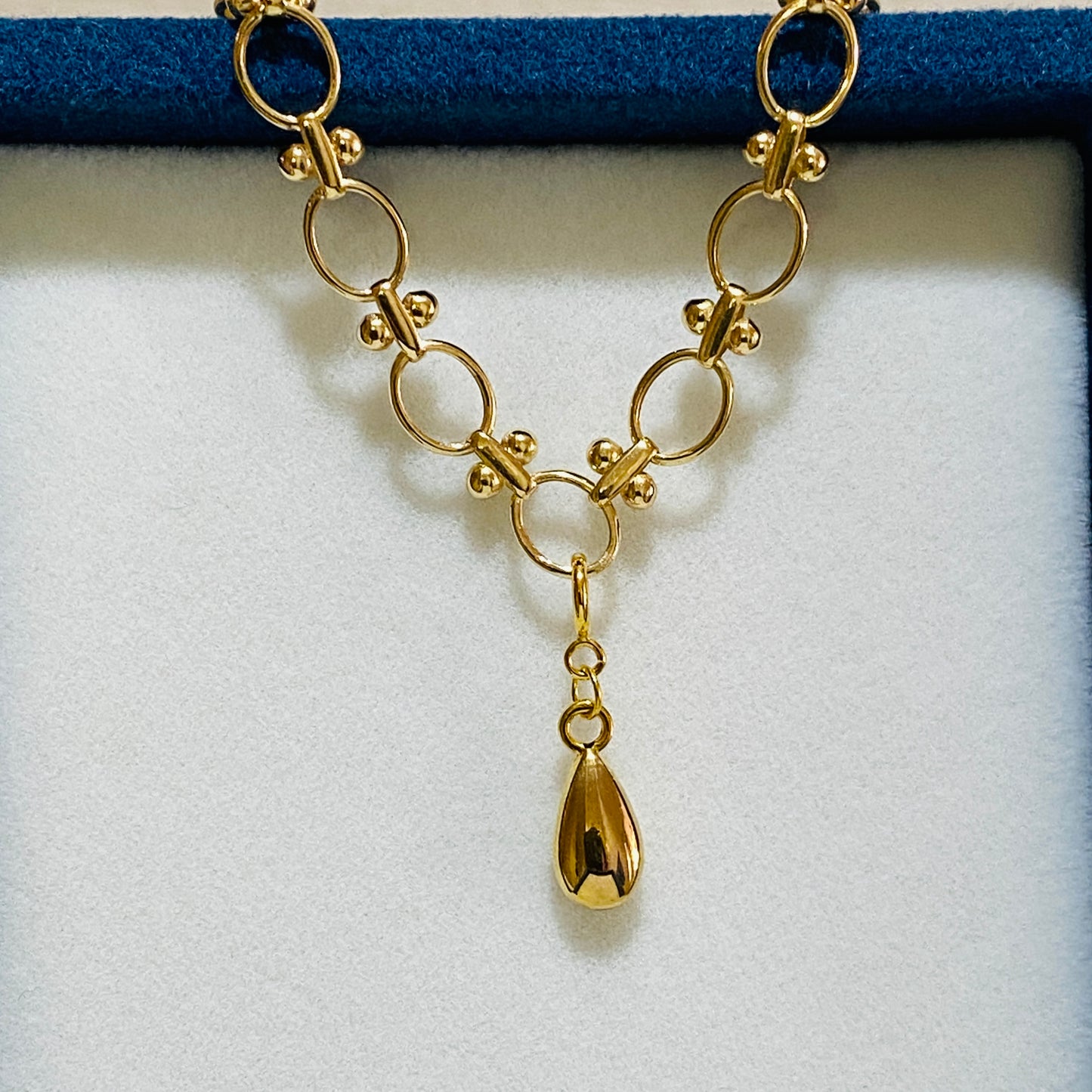 K18YG チャーム ペンダント ハート ティアドロップ 三角形 スクエア エンドパーツ 18k 引き輪