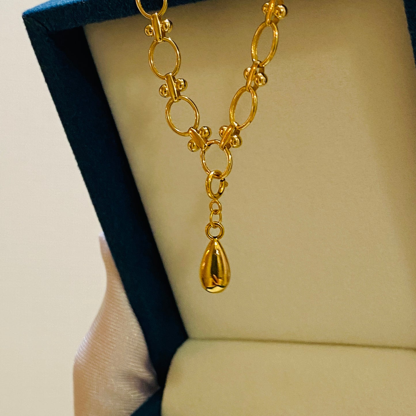 K18YG チャーム ペンダント ハート ティアドロップ 三角形 スクエア エンドパーツ 18k 引き輪