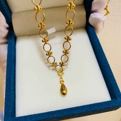 K18YG チャーム ペンダント ハート ティアドロップ 三角形 スクエア エンドパーツ 18k 引き輪