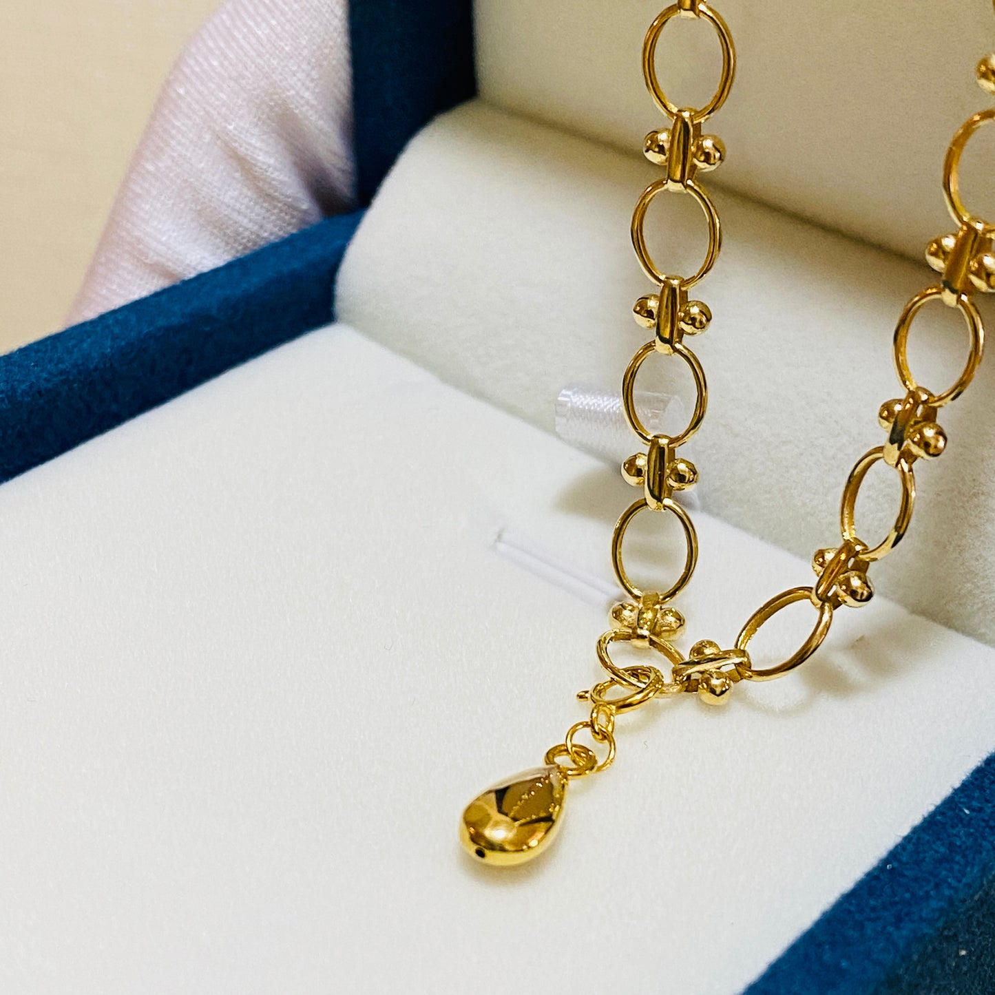 K18YG チャーム ペンダント ハート ティアドロップ 三角形 スクエア エンドパーツ 18k 引き輪