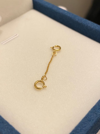 K18YG WG PG 引き輪 3cm~ ヒキワ パーツ 18K チェーンパーツ アジャスター イエローゴールド ホワイトゴールド ロープチェーン
