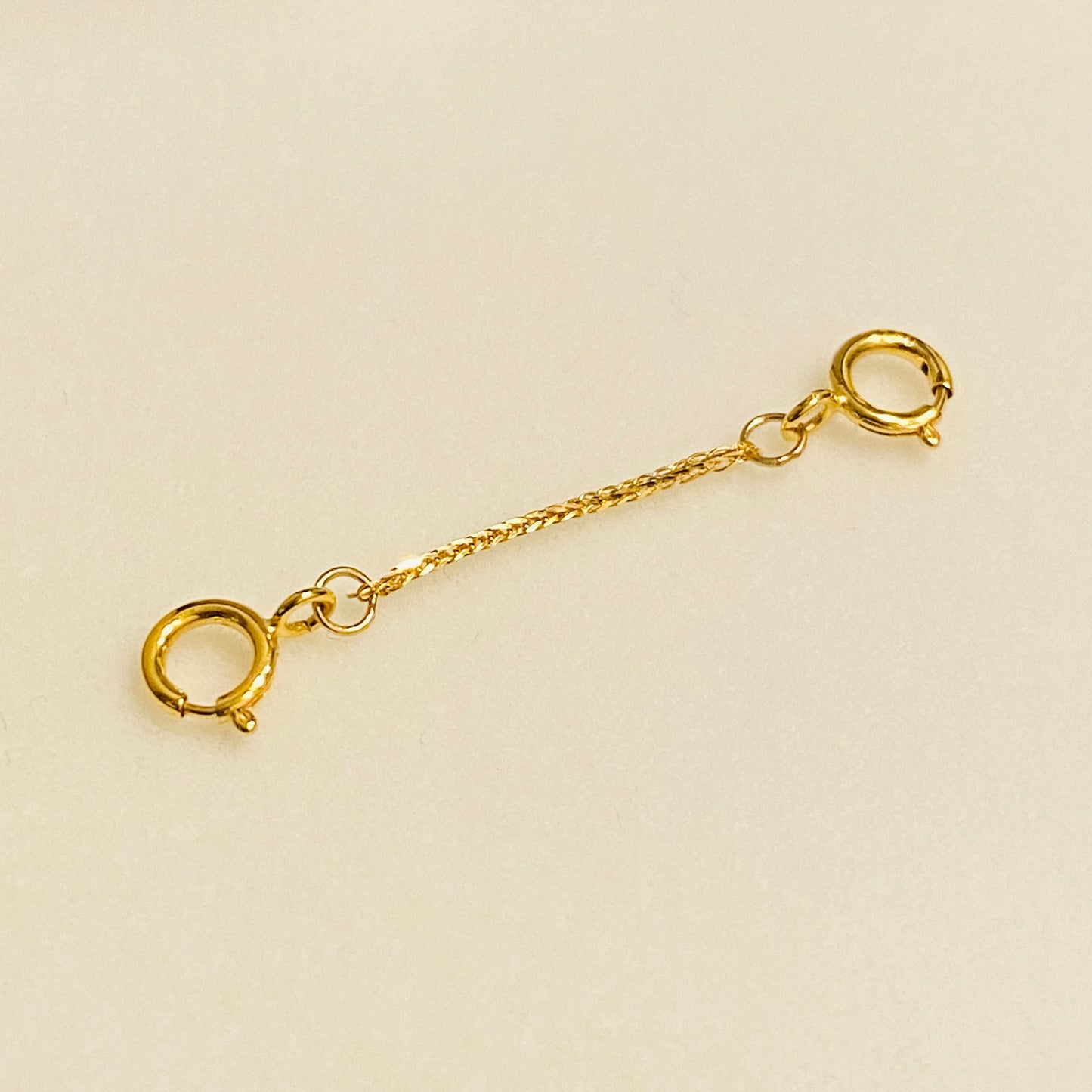 K18YG WG PG 引き輪 3cm~ ヒキワ パーツ 18K チェーンパーツ アジャスター イエローゴールド ホワイトゴールド ロープチェーン
