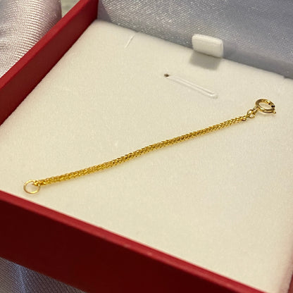 K18YG WG PG 引き輪 パーツ 18K YG アジャスター チェーン延長