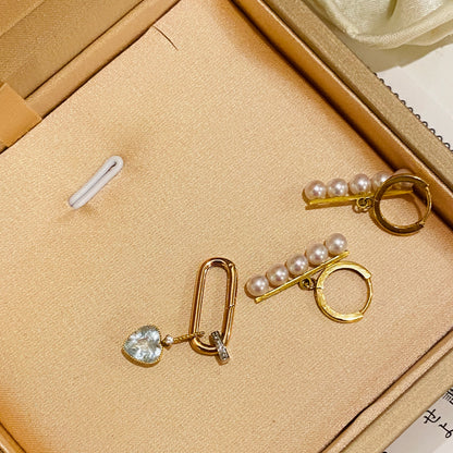 K18YG WG PG クラスプ オーバル チェーンパーツ スナップ開口 18K パーツ バチカン チャーム繋ぎ 18金