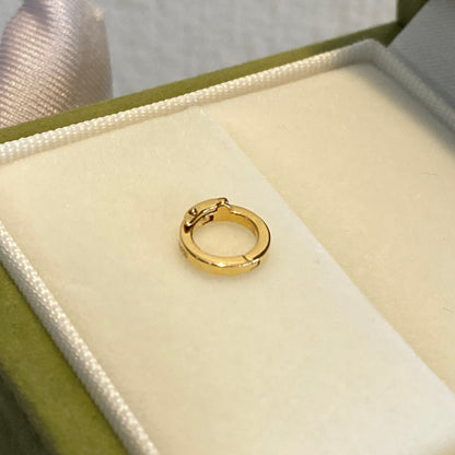 K18YG WG PG ロック付き バチカン 爪ロック 18K ラウンド チェーンパーツ 安全ロック コネクター クリッカー