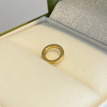 K18YG WG PG ロック付き バチカン 爪ロック 18K ラウンド チェーンパーツ 安全ロック コネクター クリッカー