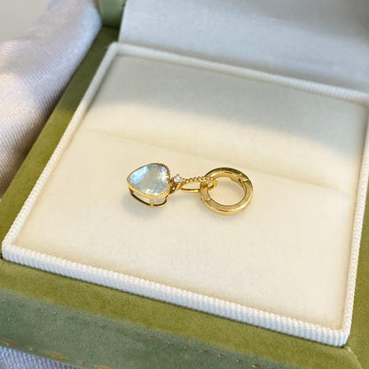 K18YG WG PG ロック付き バチカン 爪ロック 18K ラウンド チェーンパーツ 安全ロック コネクター クリッカー