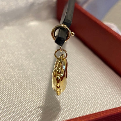 K18YG チャーム ペンダント ハート ティアドロップ 三角形 スクエア エンドパーツ 18k 引き輪