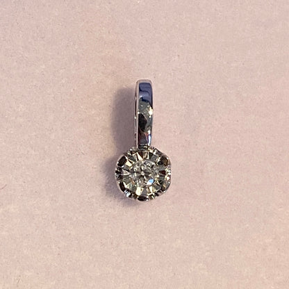 K18YG WG ダイヤモンド チャーム 18K バチカン ネックレスパーツ イエローゴールド ホワイトゴールド ペンダント クラスプ クリッカー バチカン