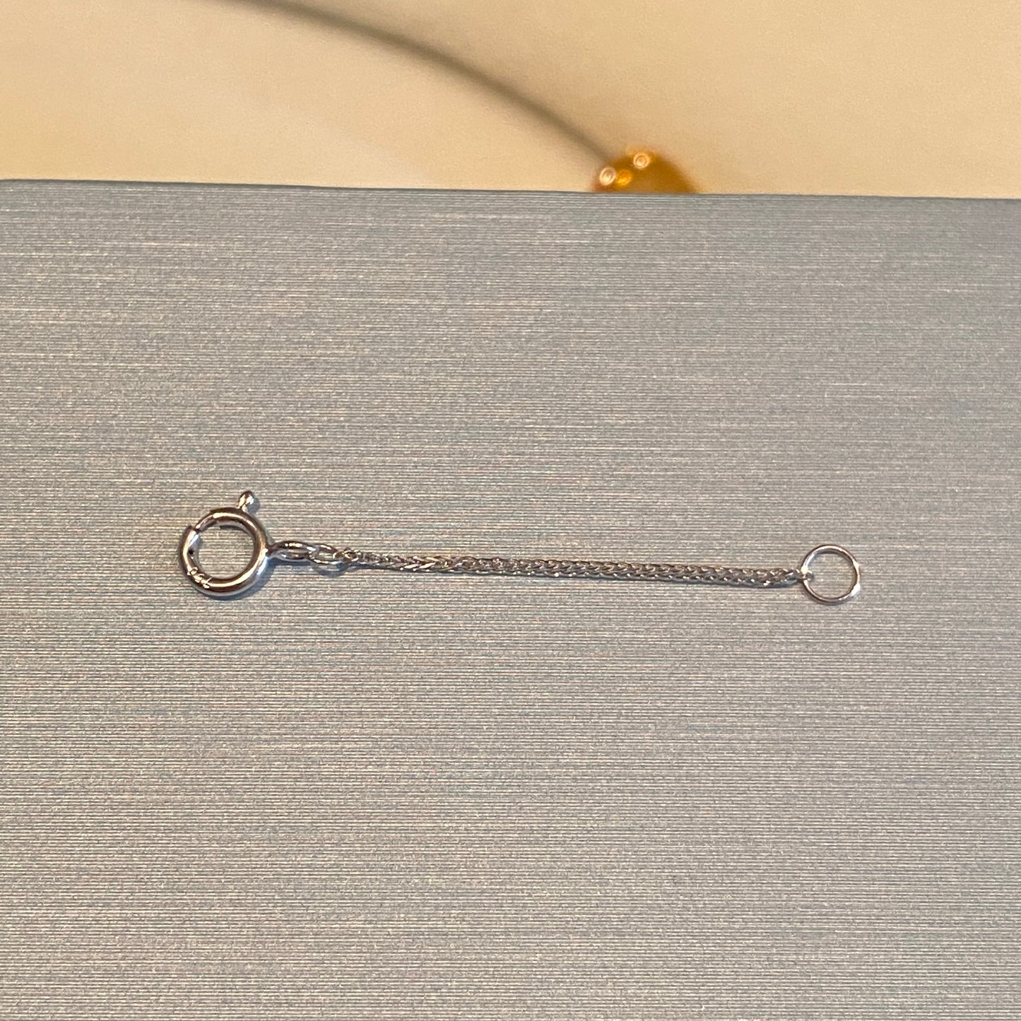 K18YG WG PG 引き輪 ヒキワ パーツ 18K YG K18 チェーンパーツ アジャスター 延長チェーン イエローゴールド ミニロープチェーン