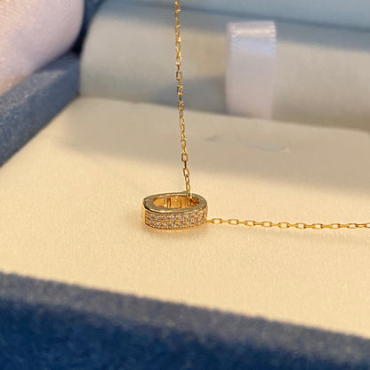 K18YG WG PG クリッカー バチカン ダイヤモンド ロック付き チャーム留め 18K チェーンパーツ ペンダントパーツ クラスプ
