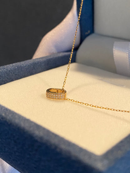 K18YG WG PG クリッカー バチカン ダイヤモンド ロック付き チャーム留め 18K チェーンパーツ ペンダントパーツ クラスプ