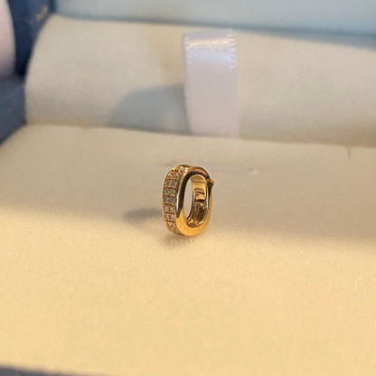 K18YG WG PG クリッカー バチカン ダイヤモンド ロック付き チャーム留め 18K チェーンパーツ ペンダントパーツ クラスプ