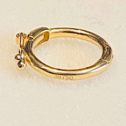 K18YG WG PG マルカン パーツ ロック 18K チェーンパーツ 貴金属パーツ 繋ぎ ホルダー