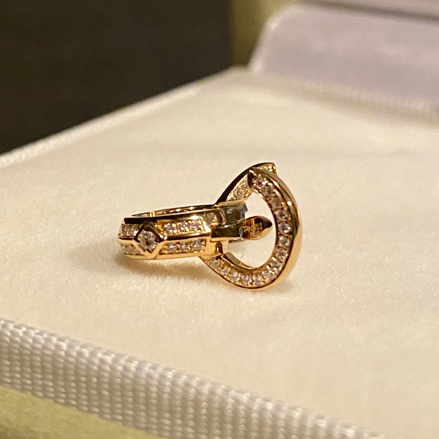 K18YG WG PG Bail Parts Diamond Charm Setting Diamond 18K Chain Parts Pendant Parts Necklace Parts with Lock K18 YG Clasp Multi-Bail