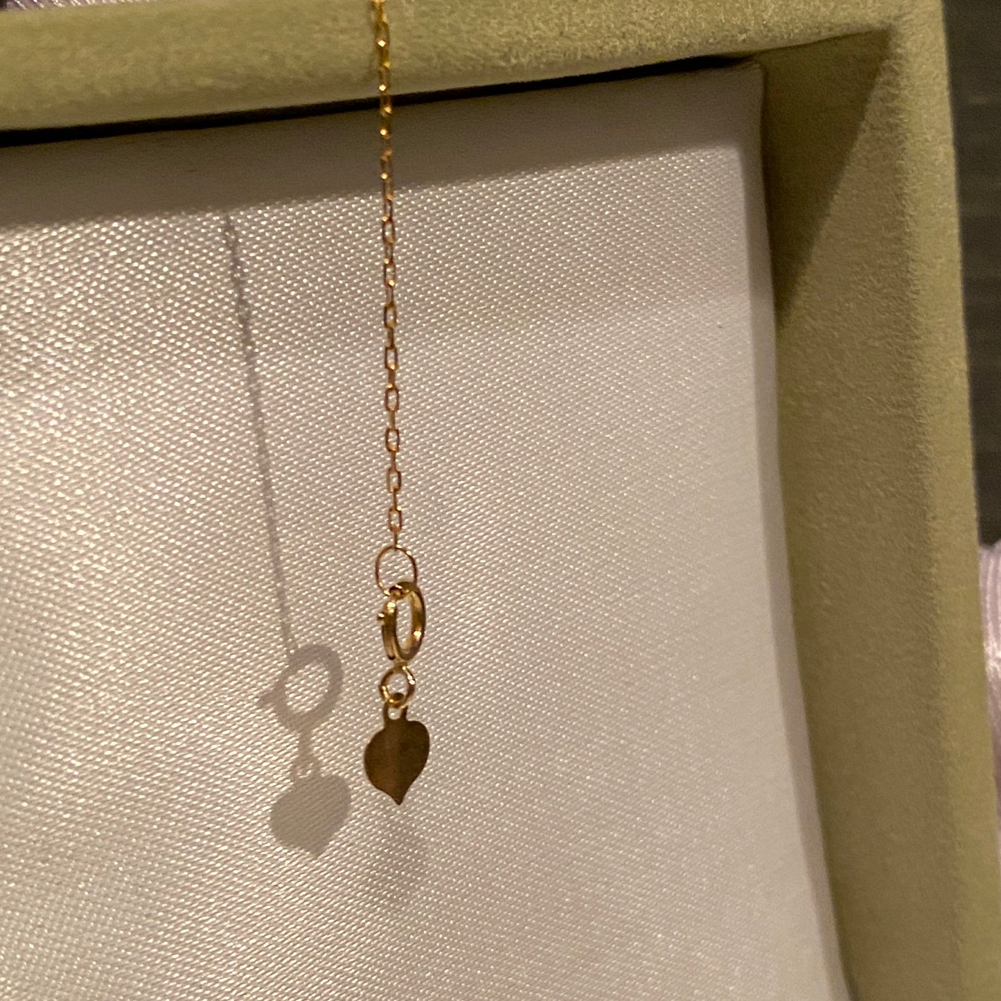 K18YG PG WG Clasp, Heart Shape, Yellow Gold, 18K, Jewelry Parts, Charms, End Parts, Necklace Parts