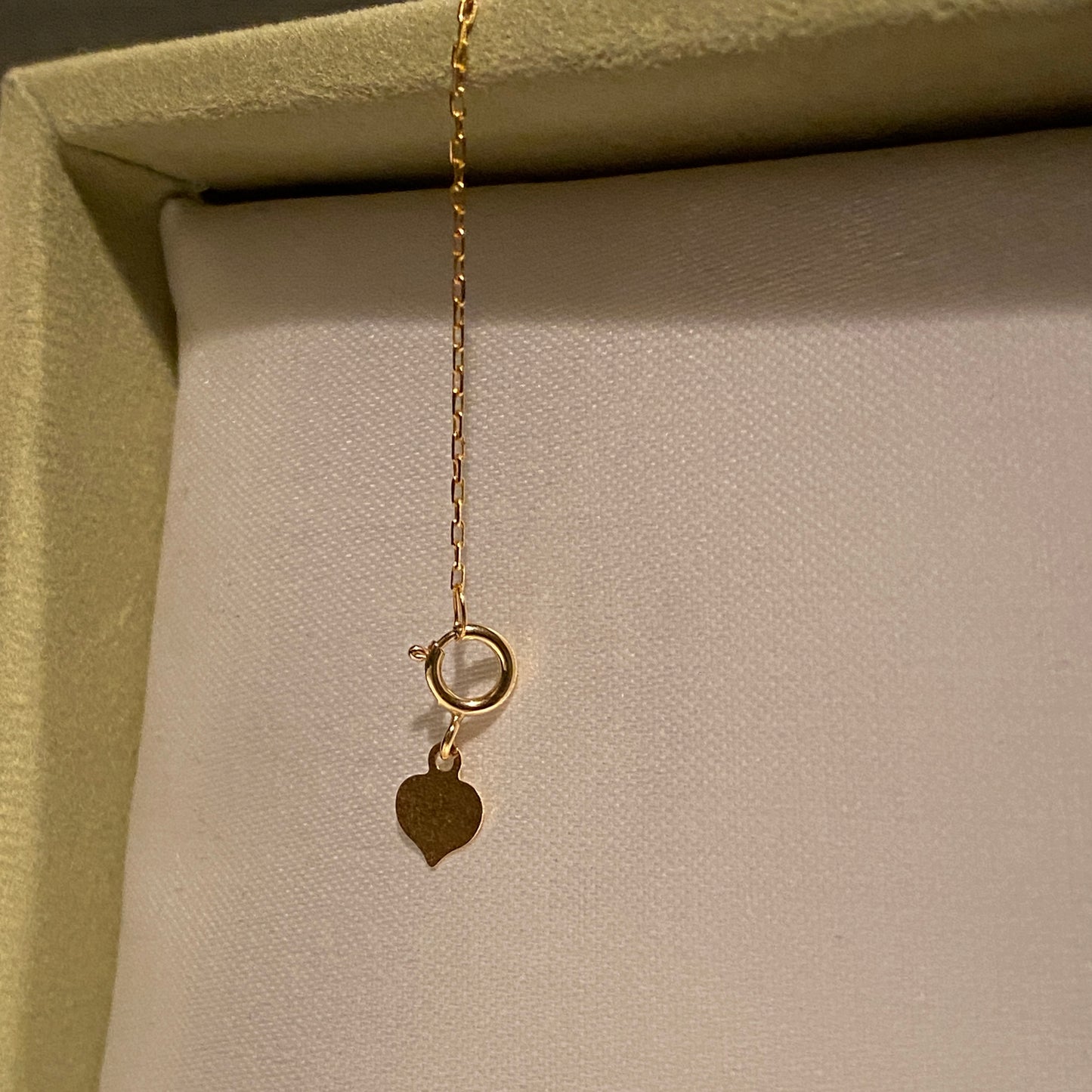 K18YG PG WG Clasp, Heart Shape, Yellow Gold, 18K, Jewelry Parts, Charms, End Parts, Necklace Parts