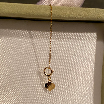 K18YG PG WG Clasp, Heart Shape, Yellow Gold, 18K, Jewelry Parts, Charms, End Parts, Necklace Parts