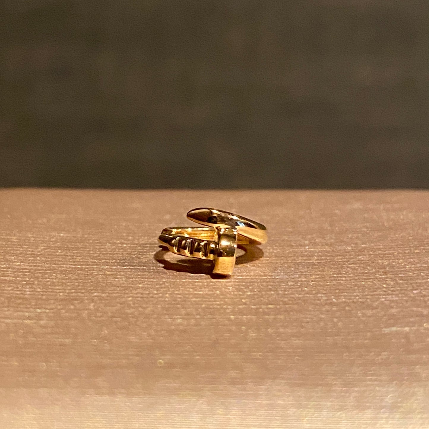 K18YG PG WG シングルピアス 内径6mm 釘 リングピアス 18k フープ ミニ 小さめ