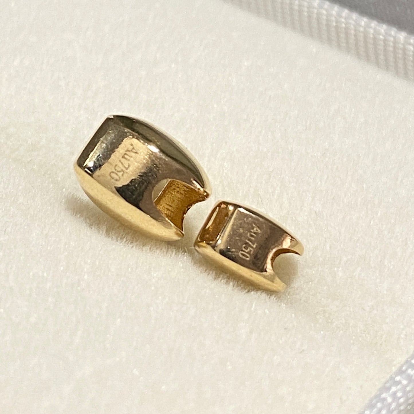 K18YG WG PG ハートチャーム 鏡面 艶消し やすり加工 18K YG パーツ ペンダント ハート イエローゴールド ホワイトゴールド ピンクゴールド