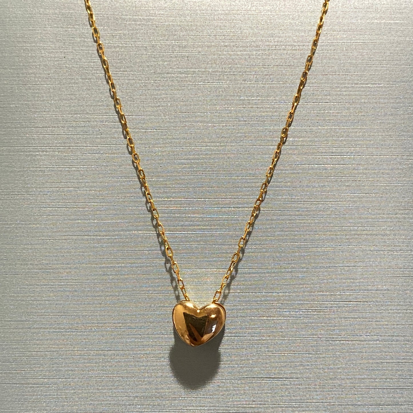 K18YG WG PG ハートチャーム 鏡面 艶消し やすり加工 18K YG パーツ ペンダント ハート イエローゴールド ホワイトゴールド ピンクゴールド