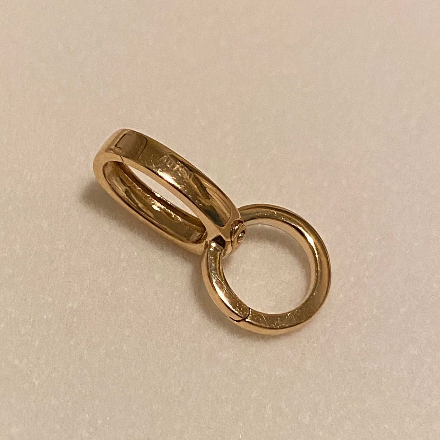 K18PG YG WG パーツ マルチバチカン チャーム 鏡面 18K ペンダントホルダー クラスプ ロック付き ラージ