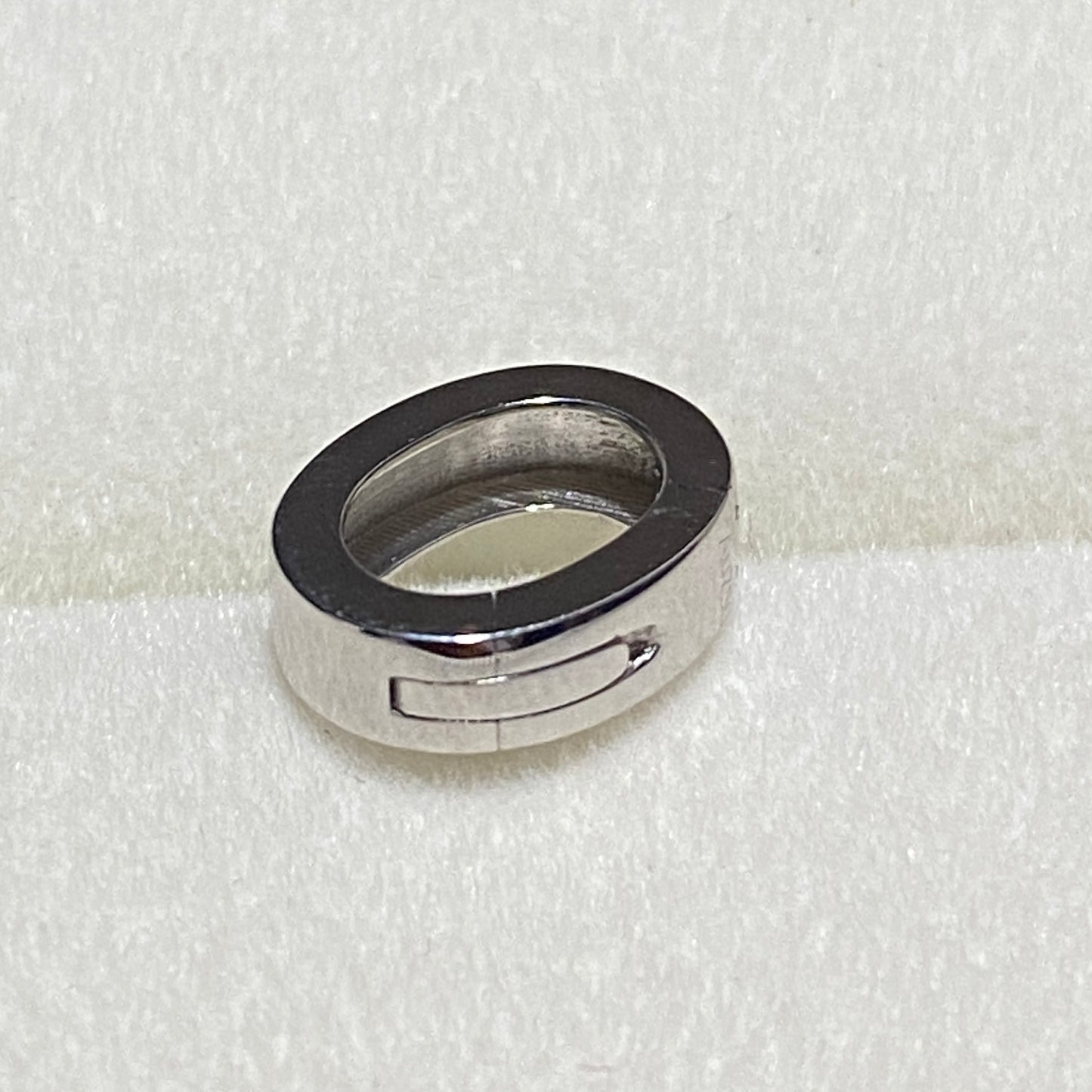 K18YG WG PG Oval Diamond Clasp Vatican Diamond 18K Yellow Gold Oval Lock Connector 