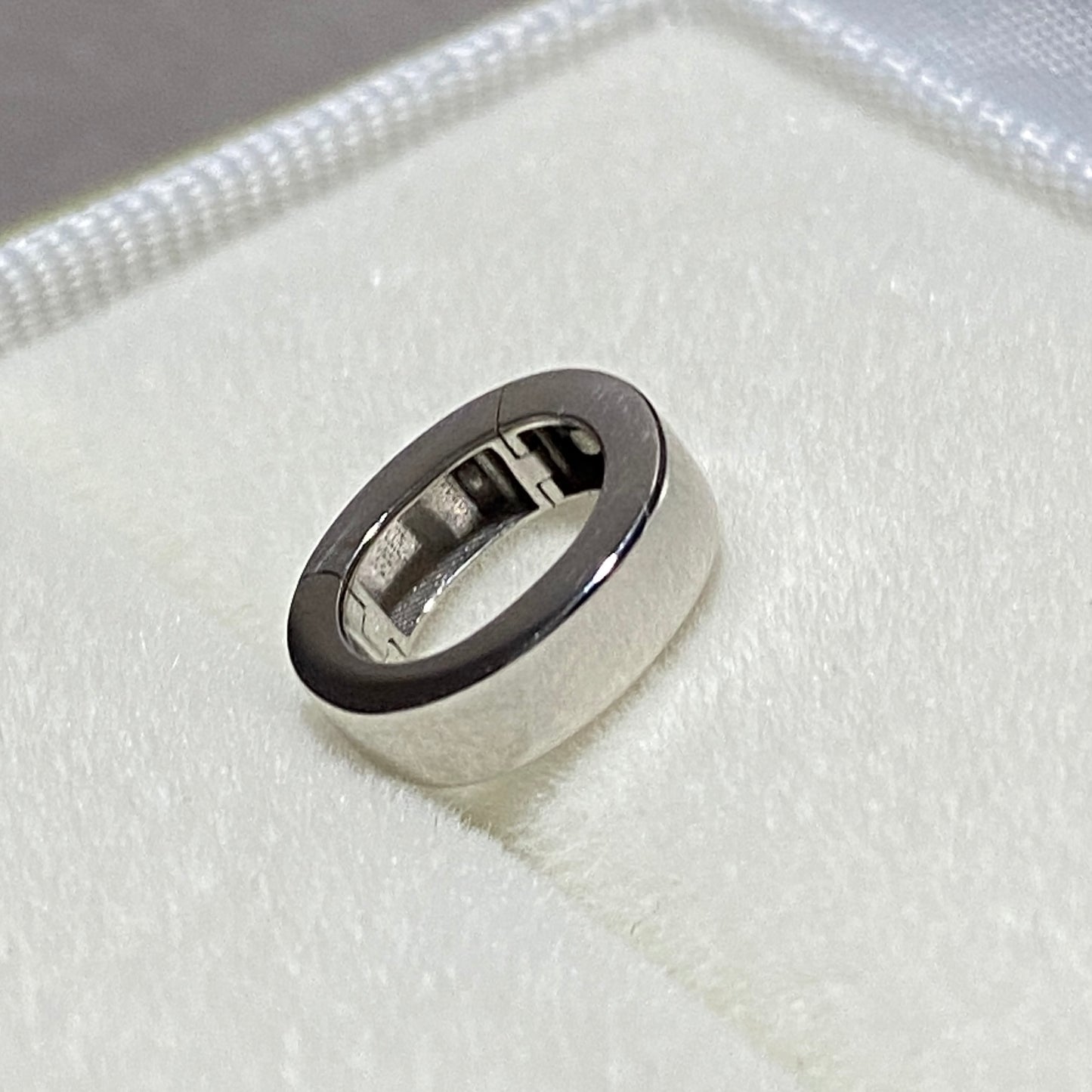 K18YG WG PG Oval Diamond Clasp Vatican Diamond 18K Yellow Gold Oval Lock Connector 