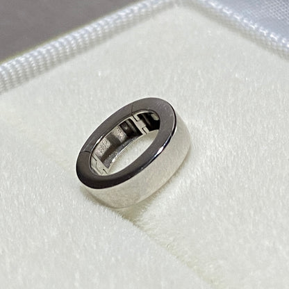 K18YG WG PG Oval Diamond Clasp Vatican Diamond 18K Yellow Gold Oval Lock Connector 
