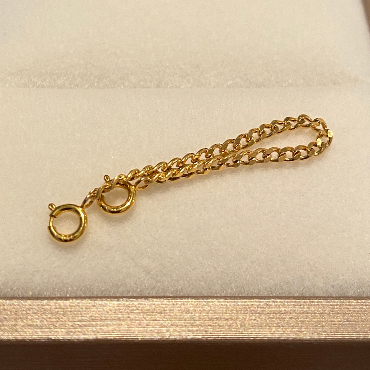 K18YG WG PG 喜平チェーン 引き輪 ひきわ ヒキワ チェーンパーツ 3cm/5cm/10cm/16cm/23cm アジャスター パーツ ブレスレット  18K