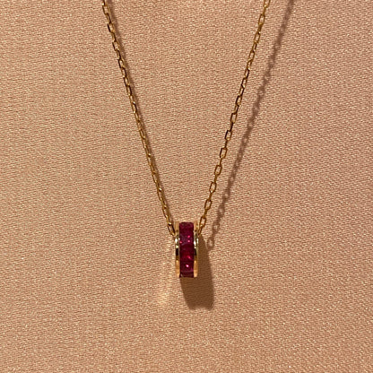 K18YG ツァボライト ルビー サファイア バチカン ネックレスチャーム ペンダント 18k スルー 開閉 パーツ ジュエリーパーツ