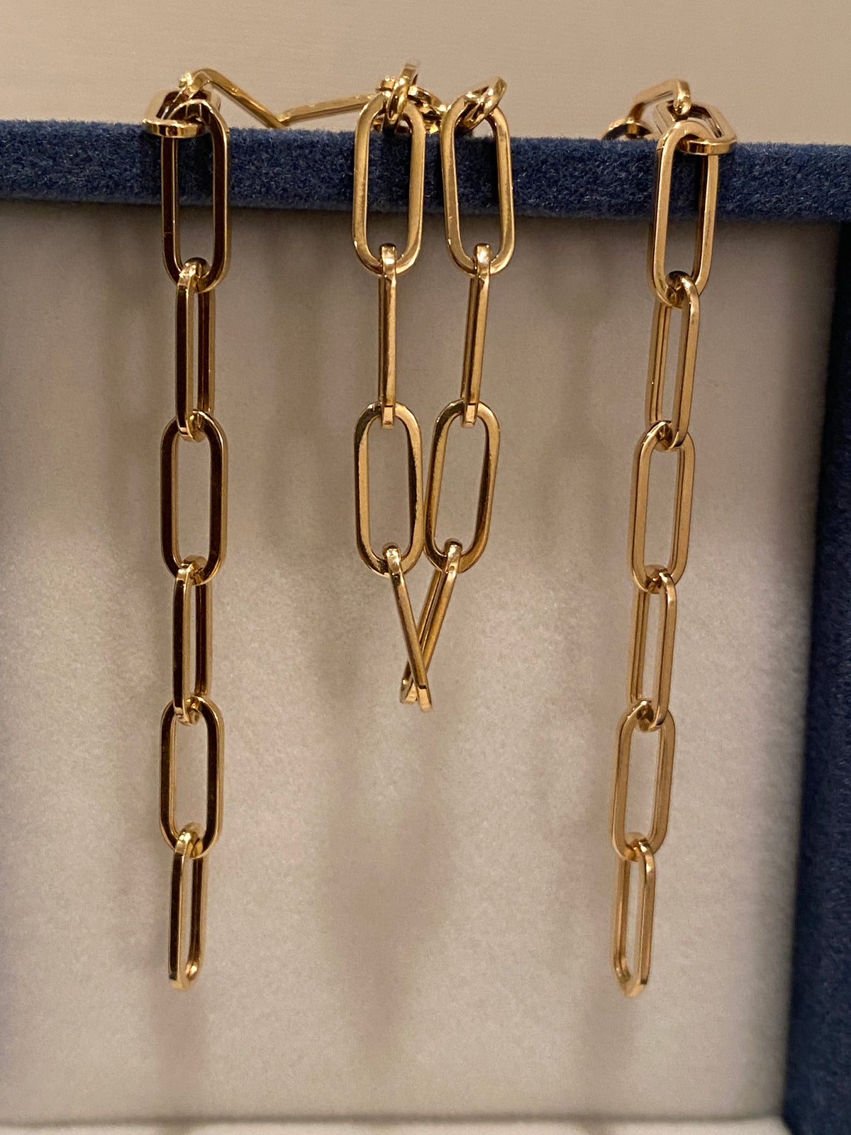 [Thickness: Approximately 4.56mm] 18K Yellow Gold 18K Chain Necklace, Leon Chain, Design Chain, Cable Chain, Pendant Chain