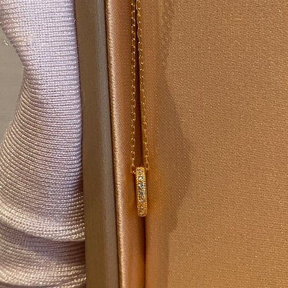 K18YG WG PG Oval Diamond Clasp Vatican Diamond 18K Yellow Gold Oval Lock Connector 