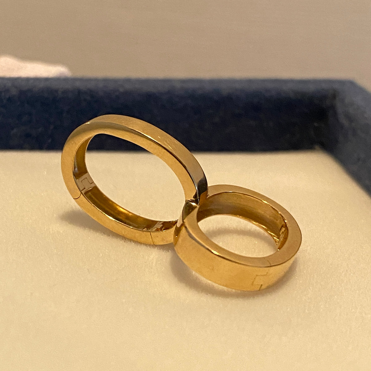 18K Yellow Gold, White Gold, Pink Gold, Mirror Polished, Half Diamond, Diamond, 18K Gold ...