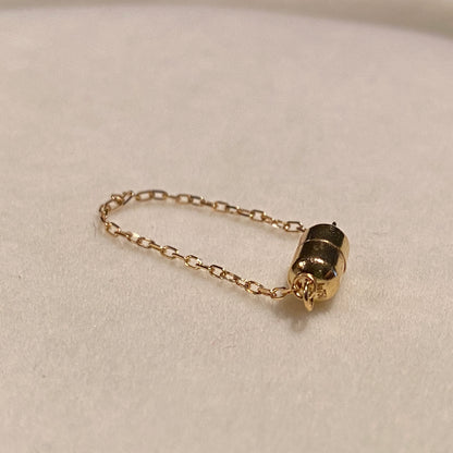 K18YG WG PG マグネット式 コネクティングパーツ 補助チェーン付き 磁石 繋ぎ 18K チェーンパーツ 留め具 留め金具