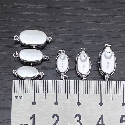 PT950 プラチナ 留め金具 留め具 ジュエリーパーツ パール用パーツ ネックレスパーツ ブレスレットパーツ 中留め 安全ロック