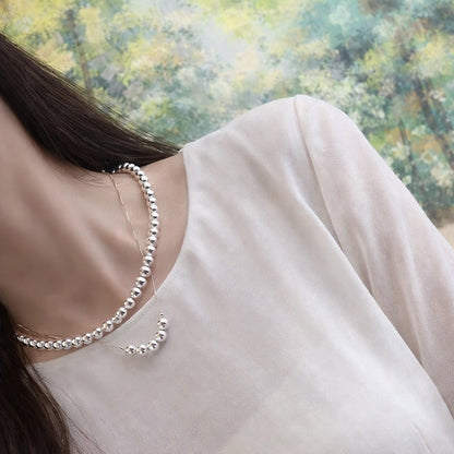 K18YG あこや真珠 2way ショパンチェーン パール ネックレス Y字 ペンダント 18K 5珠 スライド式アジャスター