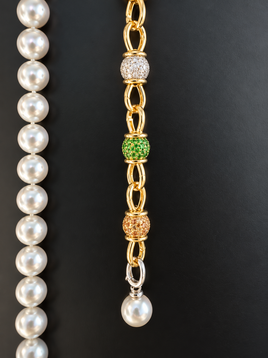 18K Yellow Gold, White Gold, Pink Gold, Mirror Polished, Half Diamond, Diamond, 18K Gold ...