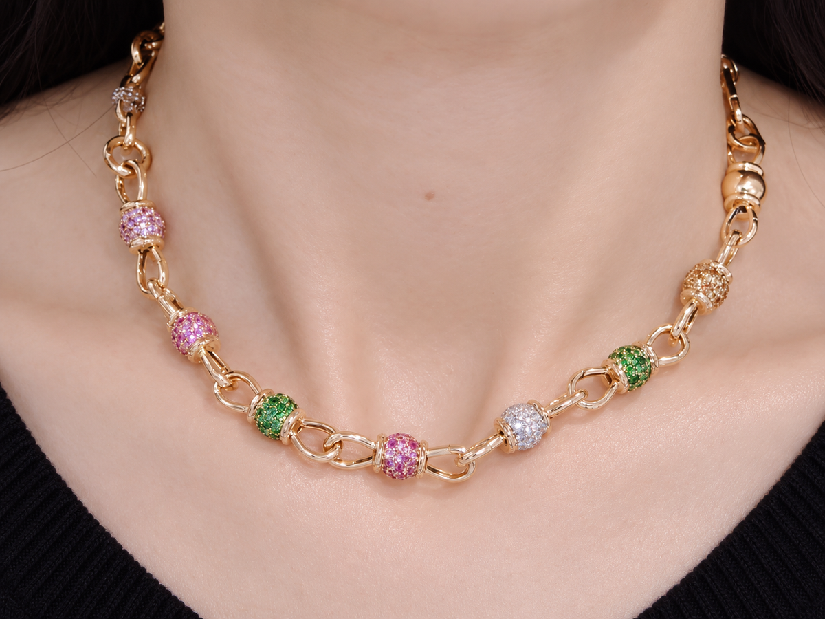 18K Yellow Gold, White Gold, Pink Gold, Mirror Polished, Half Diamond, Diamond, 18K Gold ...