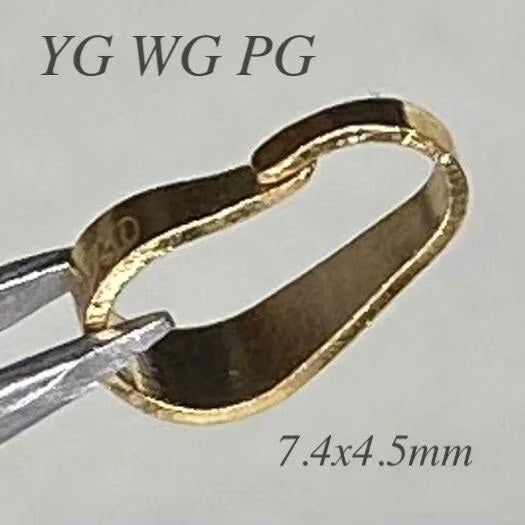 K18YG WG PG バチカン 瓜 ジュエリーパーツ 18K イエローゴールド ホワイトゴールド ピンクゴールド チャームホルダー 繋ぎ マルカン