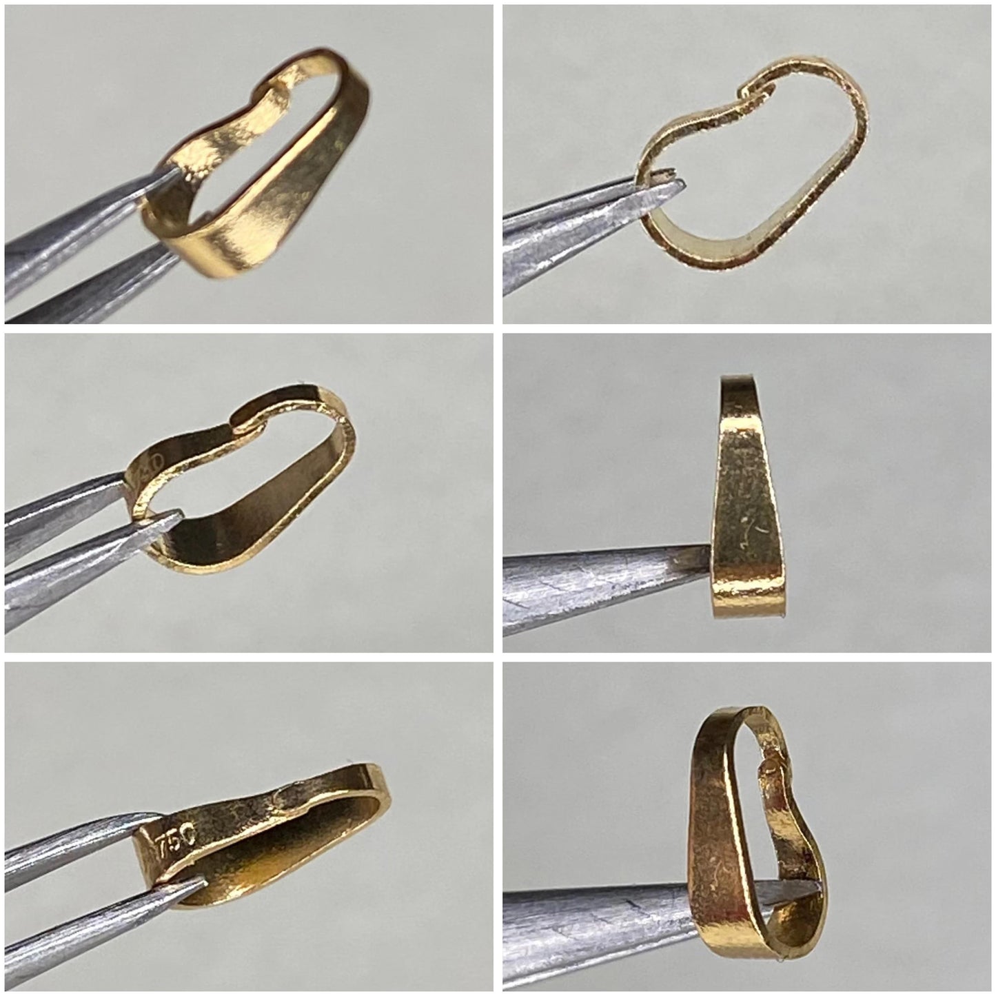 K18YG WG PG バチカン 瓜 ジュエリーパーツ 18K イエローゴールド ホワイトゴールド ピンクゴールド チャームホルダー 繋ぎ マルカン