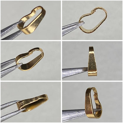 K18YG WG PG バチカン 瓜 ジュエリーパーツ 18K イエローゴールド ホワイトゴールド ピンクゴールド チャームホルダー 繋ぎ マルカン