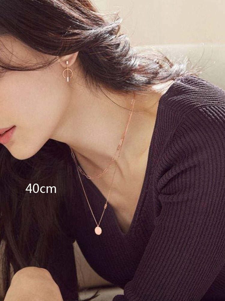 K14YG イエローゴールド 14K ペーパークリップ チェーンネックレス ペパークリップ 40cm 14k ネックレス (~55cm) - Jewelry Hills Tokyo