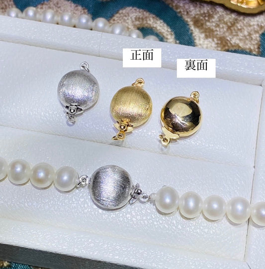 K14YG K14WG ヘアライン加工 中留め 留め金具 やすり加工 DIY YG イエローゴールド WG ホワイトゴールド コネクター K14 コネクター 繋ぎ - Jewelry Hills Tokyo