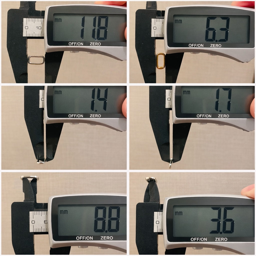 K18YG WG PG オーバル パーツ【S】クラスプ チャーム イエローゴールド ホワイトゴールド 開口 チェーンパーツ アジャスター コマ バチカン 18K 18金