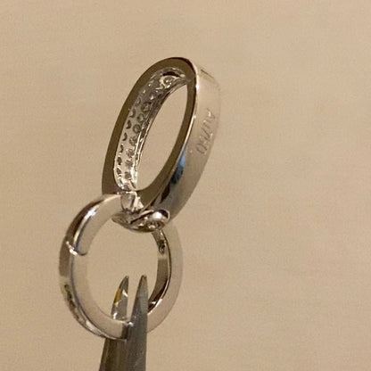 K18PG YG WG パーツ バチカン チャーム ダイヤモンド ダイヤ 留め金具 18金 フルダイヤ 全面ダイヤ 18K 繋ぎ ネックレスパーツ ペンダントパーツ クラスプ ロック付き 大きめ マルチバチカン - Jewelry Hills Tokyo